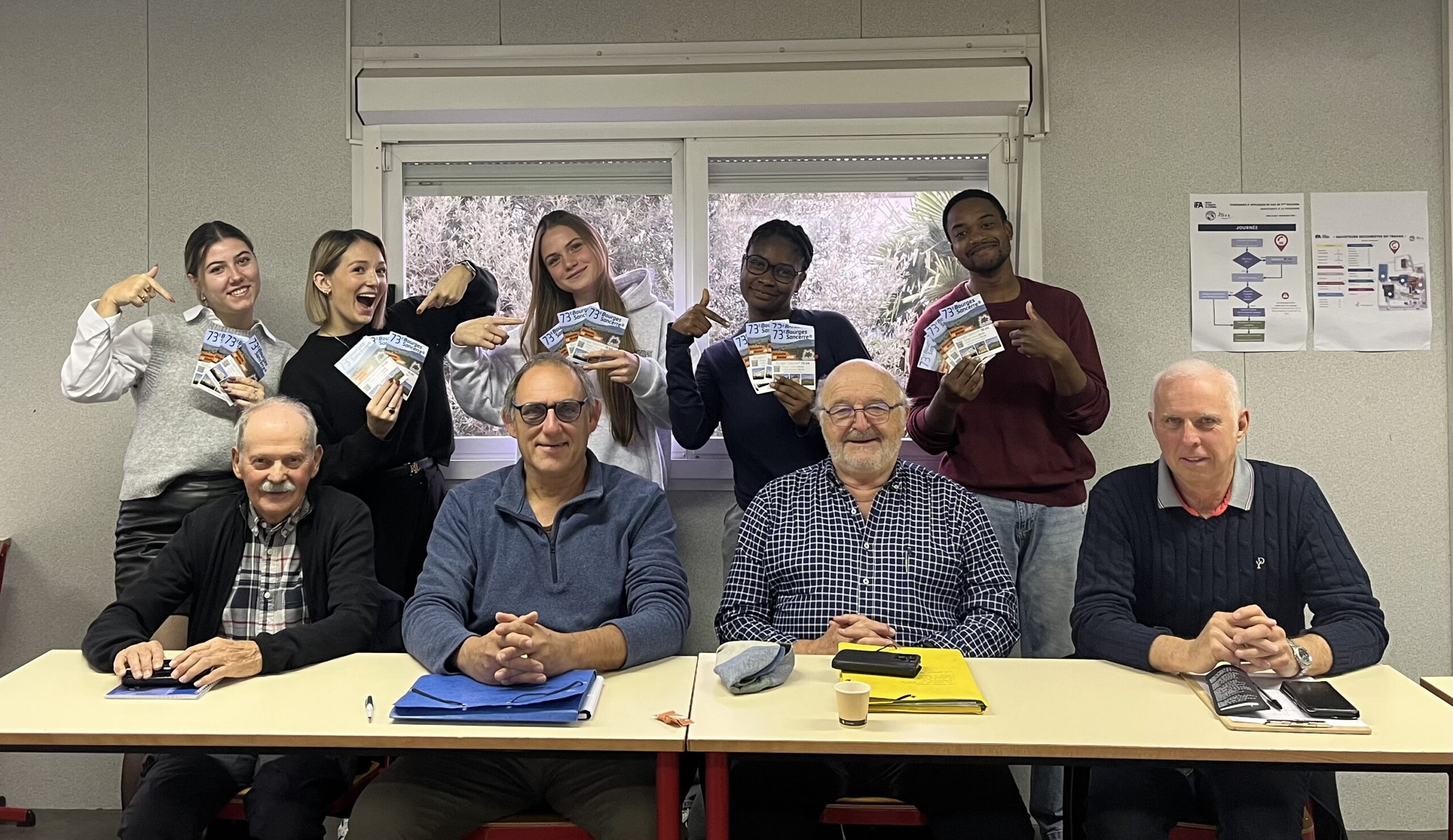 73e édition de la randonnée Bourges-Sancerre : nos BTS SAM participent à la coordination